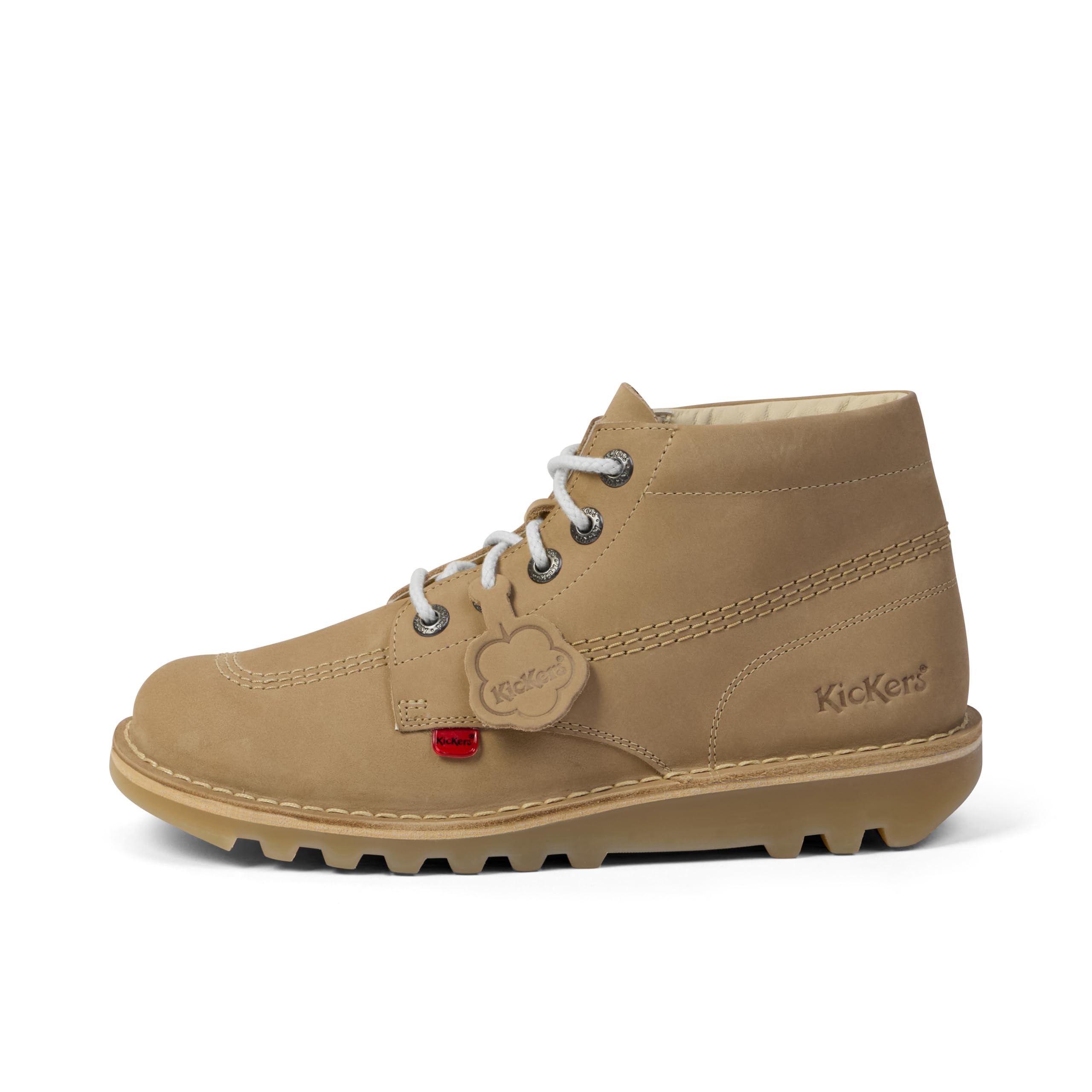 Kickers Adult Unisex Kick HI Nubk Ankle Boot, Sand, 10 UK