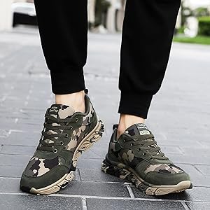 Walmart Casual Shoes Camo Tennis Shoes For Women Women's Sneakers Non-Slip Rubber Sole, Lace-Up Closure Gym, Casual  Everyday Sneakers Olive Green/Black Camo Pattern (Fabric Upper) For  Workout, Urban Streetwear, Gym Shoes, Workout Footwear,