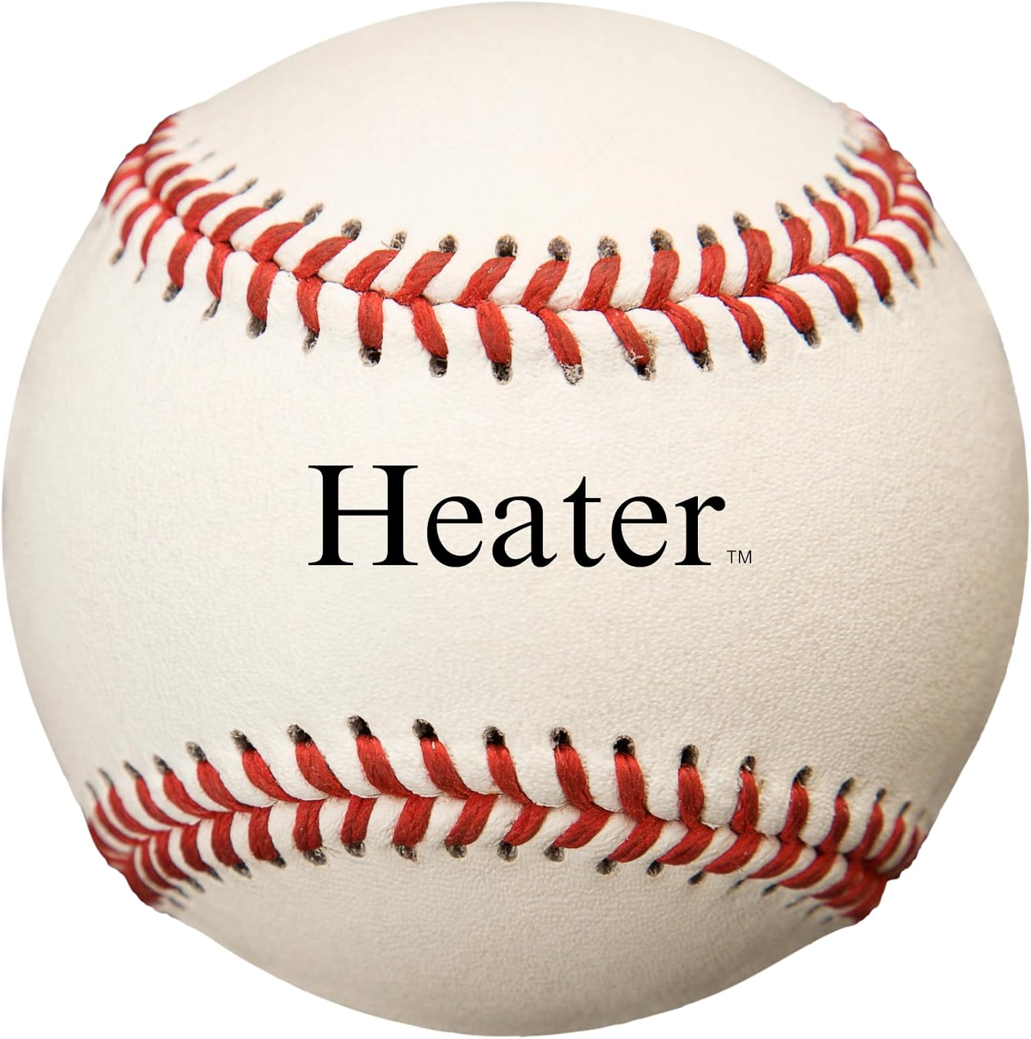 Heater Sports Leather Pitching Machine Baseballs, Low Profile Seams for Greater Accuracy, Batting Practice Training Balls Safe for Aluminum, Wooden or Composite Bats, 12 Pack