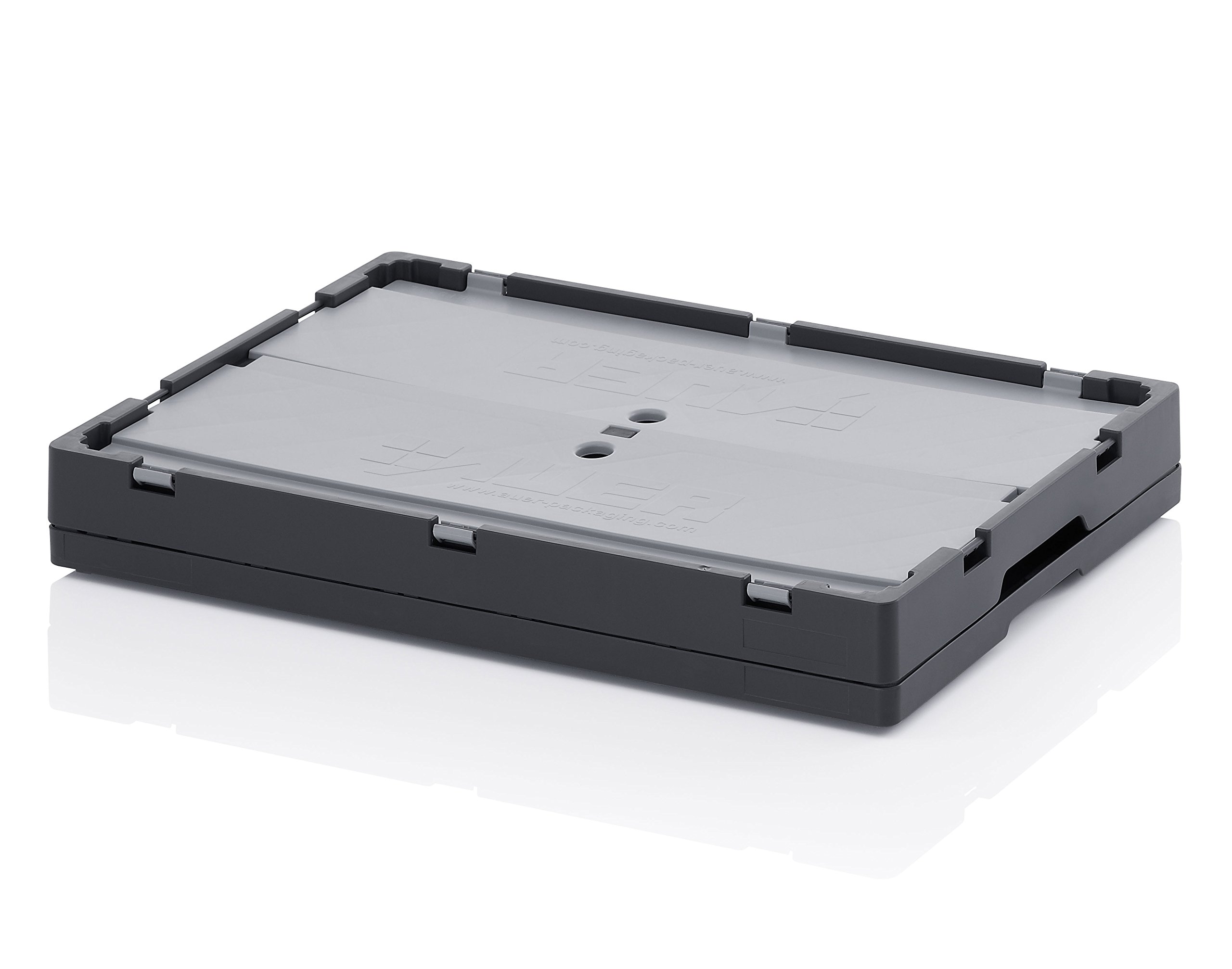 6x Profi-Faltbox 60 x 40 x 22 mit Deckel inkl. gratis Zollstock 6er Set