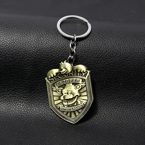 Miniatura 4 de FNAF - Insignia de guardia de seguridad Pin de guardia nocturno de Freddy Fazbear Regalos de disfraz de la FNAF para niños, hombres, mujeres y