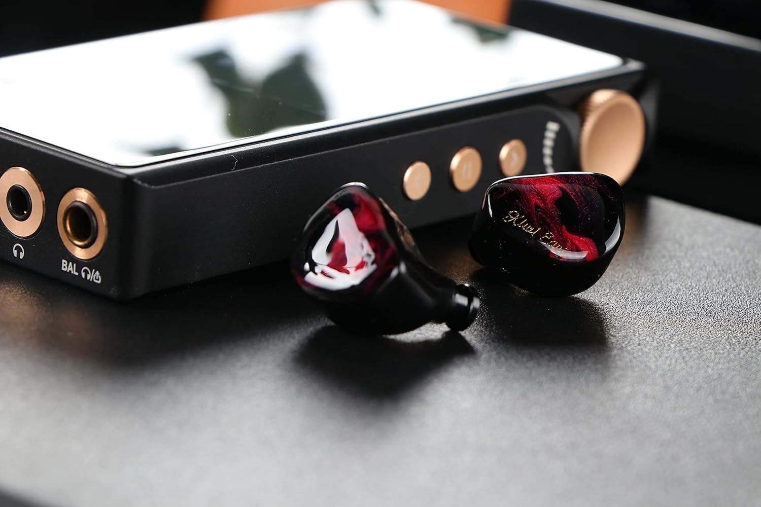 Linsoul Kiwi Ears Cadenza in Ear Minitor (Red) + Kiwi Ears Flex Earbud Tips