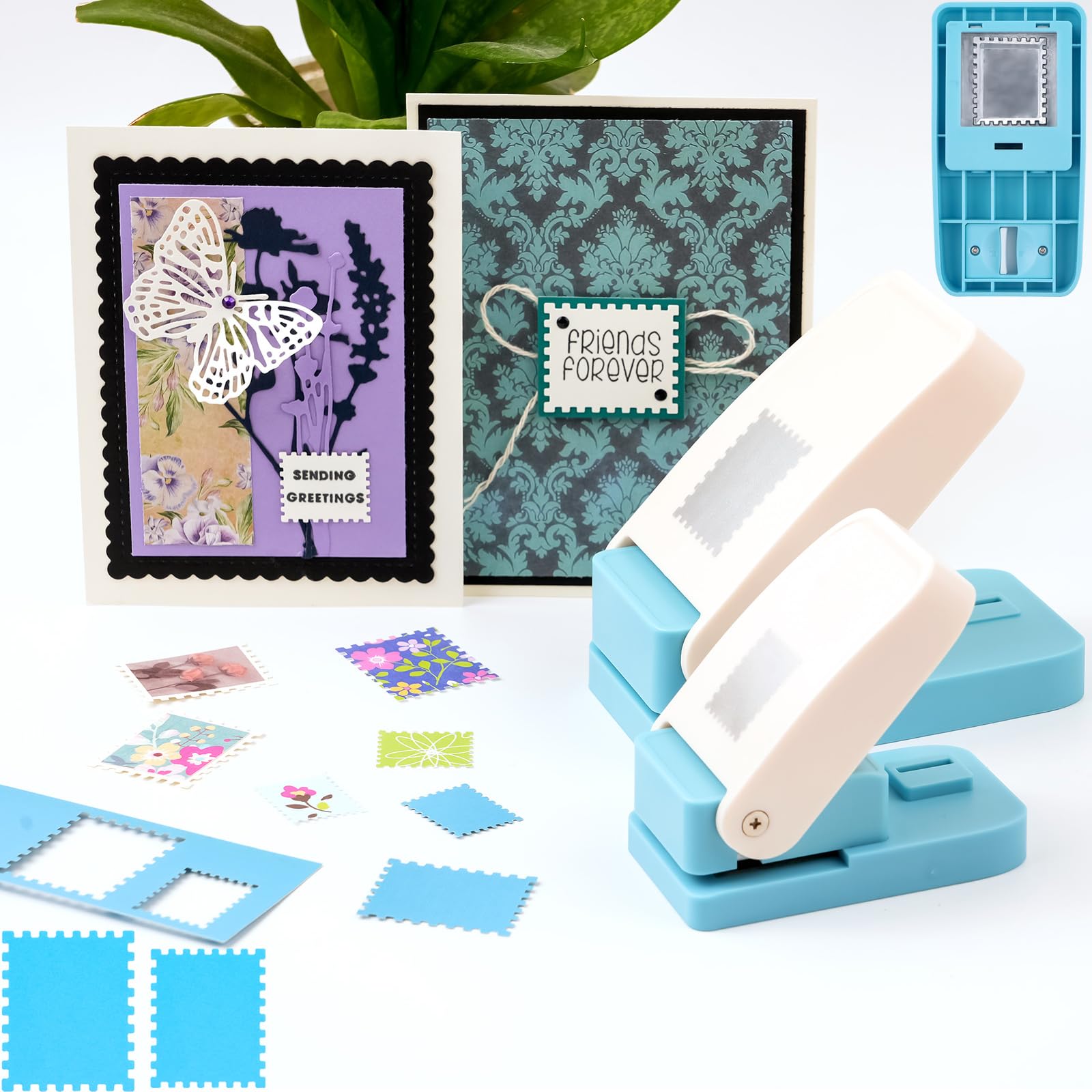Perforatrice rectangulaire et grand levier de scrapbooking