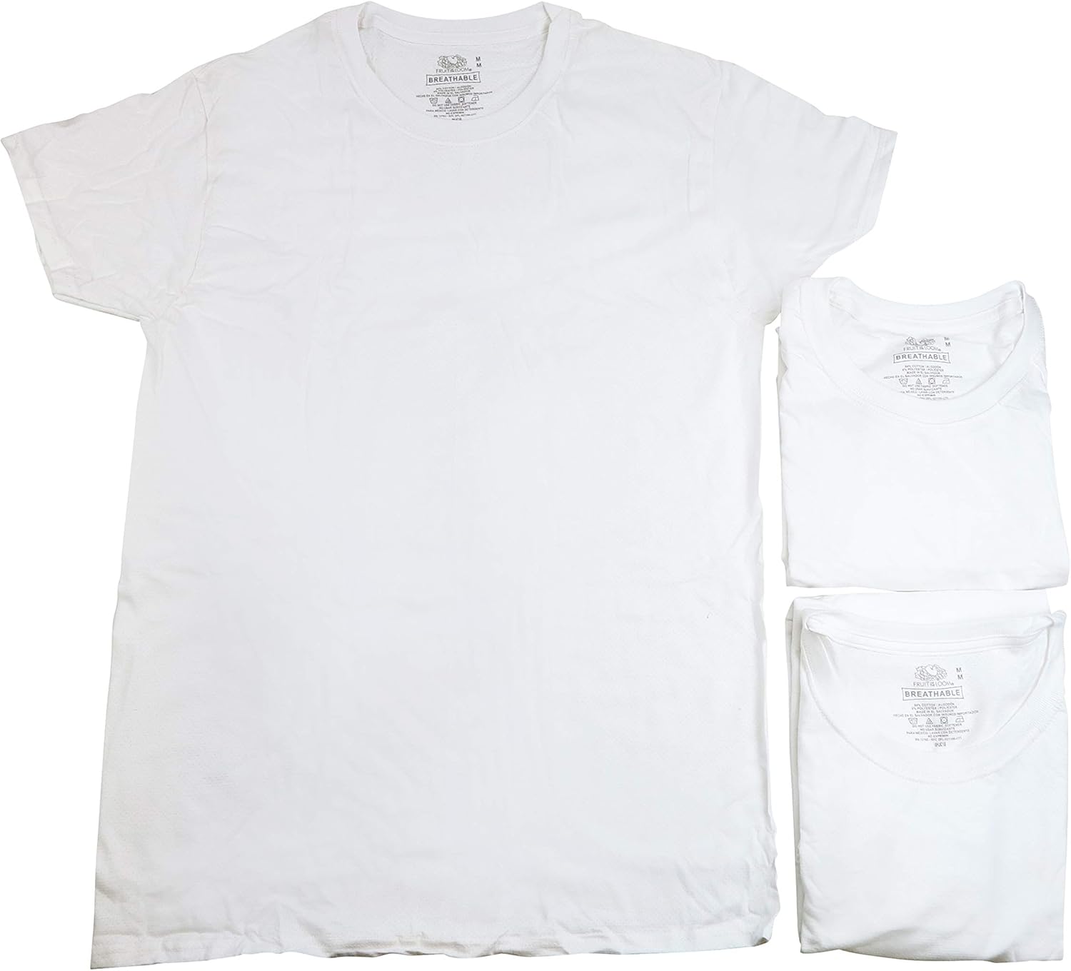 Fruit of the Loom Men's Big & Tall Breathable Undershirts