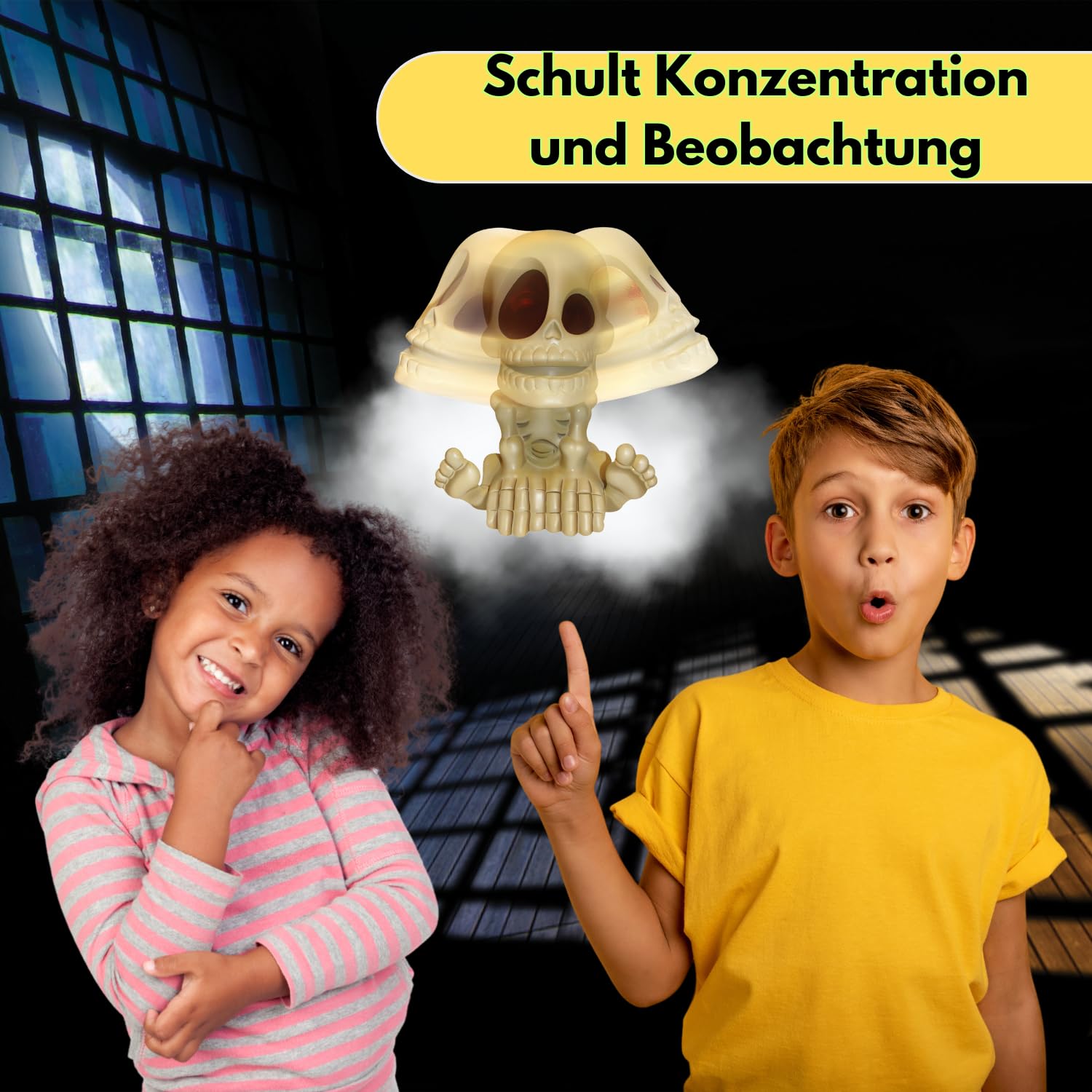 HUCH! | Geisterjagd | Gesellschaftsspiele ab 6 Jahre | Könnt Ihr den fliehenden Geist fangen? | Geschenke für Kinder Spiel | Kinder Spielzeug 6 Jahre | Partyspiel Kinder | Ab 2 Spielern ab 6 Jahren