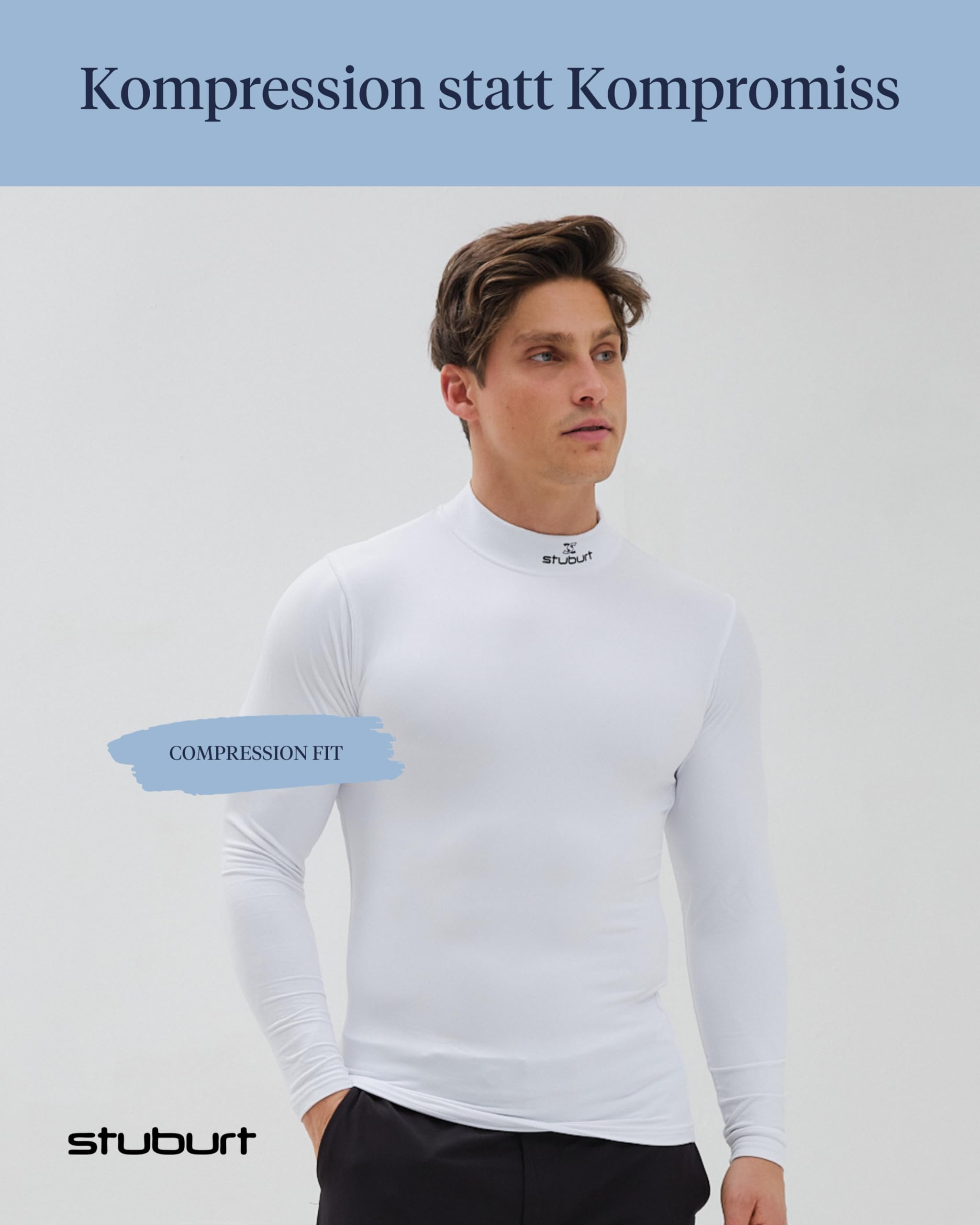 Stuburt Urban Compression Fit Thermal Base Layer Camicia Uomo