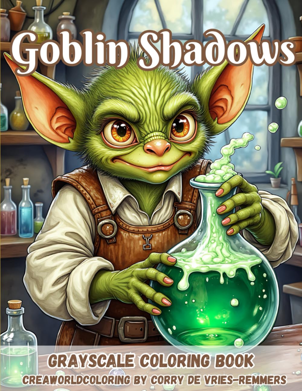 Goblin Shadows: A Fantasy Coloring Journey Through Mystical Goblins, Dark Realms & Enchanted Worlds