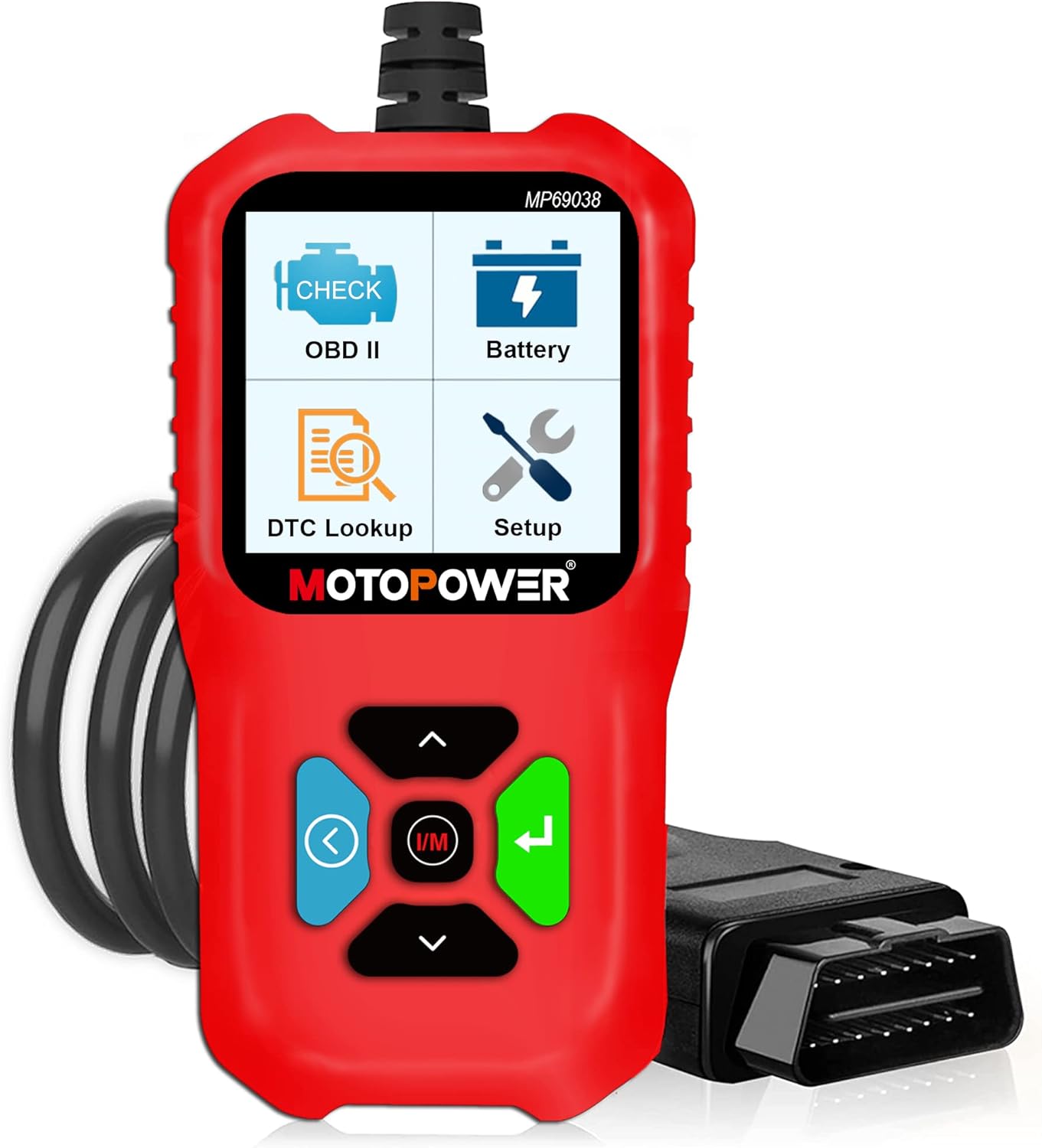 MOTOPOWER MP69038 Car OBD2 Scanner Code Reader Engine Fault Code Reader