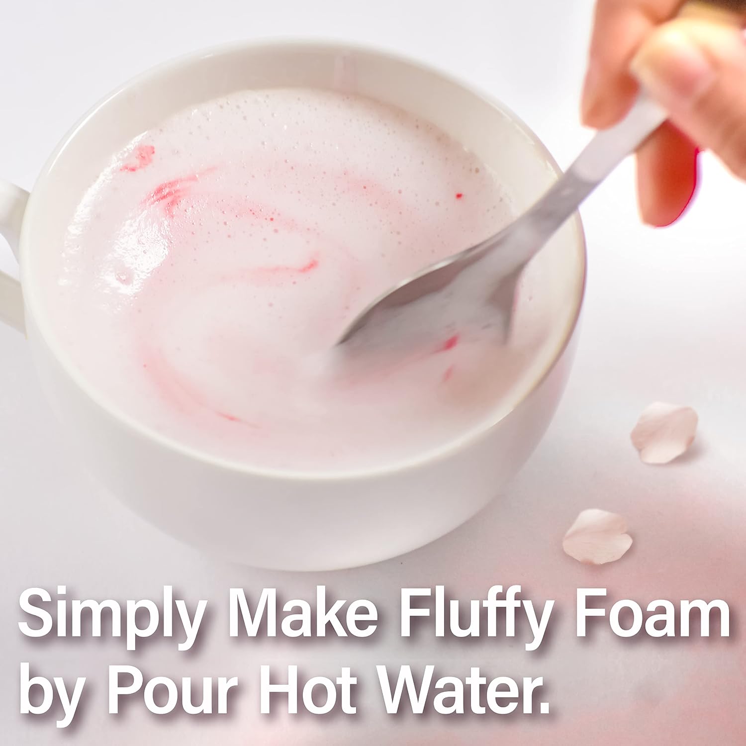 Sakura Latte -Creamy and Aromatic Foam- Using Japanese Cherry Blossom 100%, 3.5oz, Made in Japan,Sold by Japanese company 【YAMASAN】