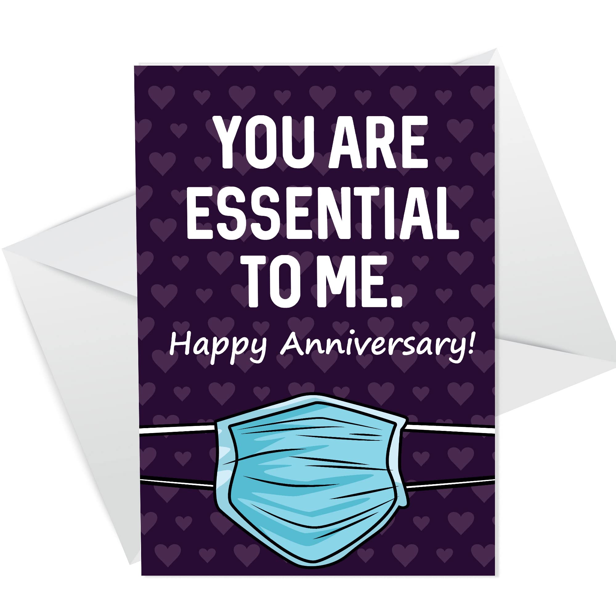 Funny Anniversary Card For Boyfriend Husband Girlfriend Wife Lockdown Card Handmade