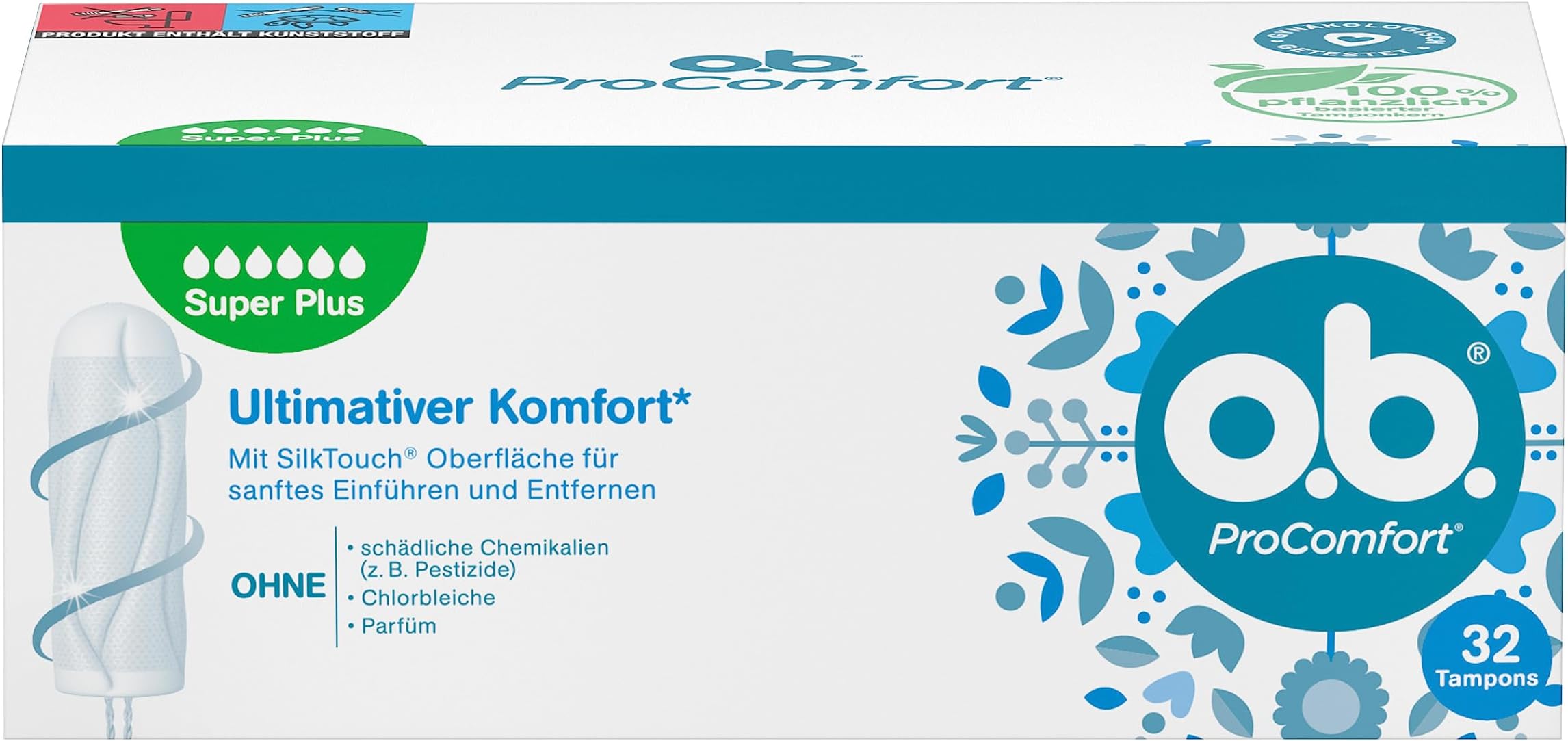 o.b. ProComfort® Super + 32 Tampons