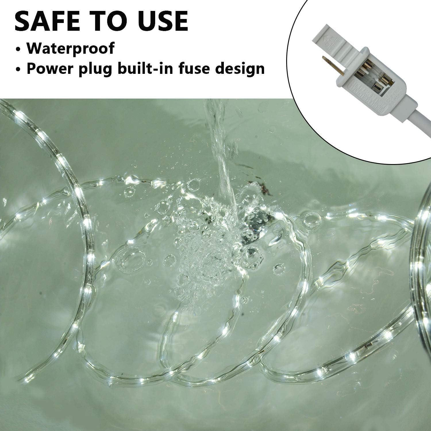 Illuminate Your Outdoors: SURNIE 100FT Waterproof LED Rope Lights Reviewed!