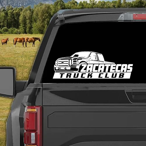 Miniatura 3 de Zacatecas - Calcomanía de vinilo para camión y club, personalizada con Zacatecas Mexico Calcomania para Troca (14 x 4.75 pulgadas, negro)