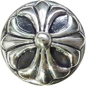 クロスボールコンチョ　専用 Amazon.co.jp: クロスボール コンチョ 直径20mm シルバー 色 正