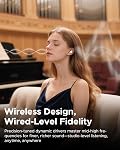SOUNDPEATS H3 HiFi Wireless Earbuds, Hi-Res Bluetooth 5.4 Headphones with LDAC, aptX Lossless, Snapdragon Sound, Triple Units (1DD+2BA), 55dB Active Noise Cancellation