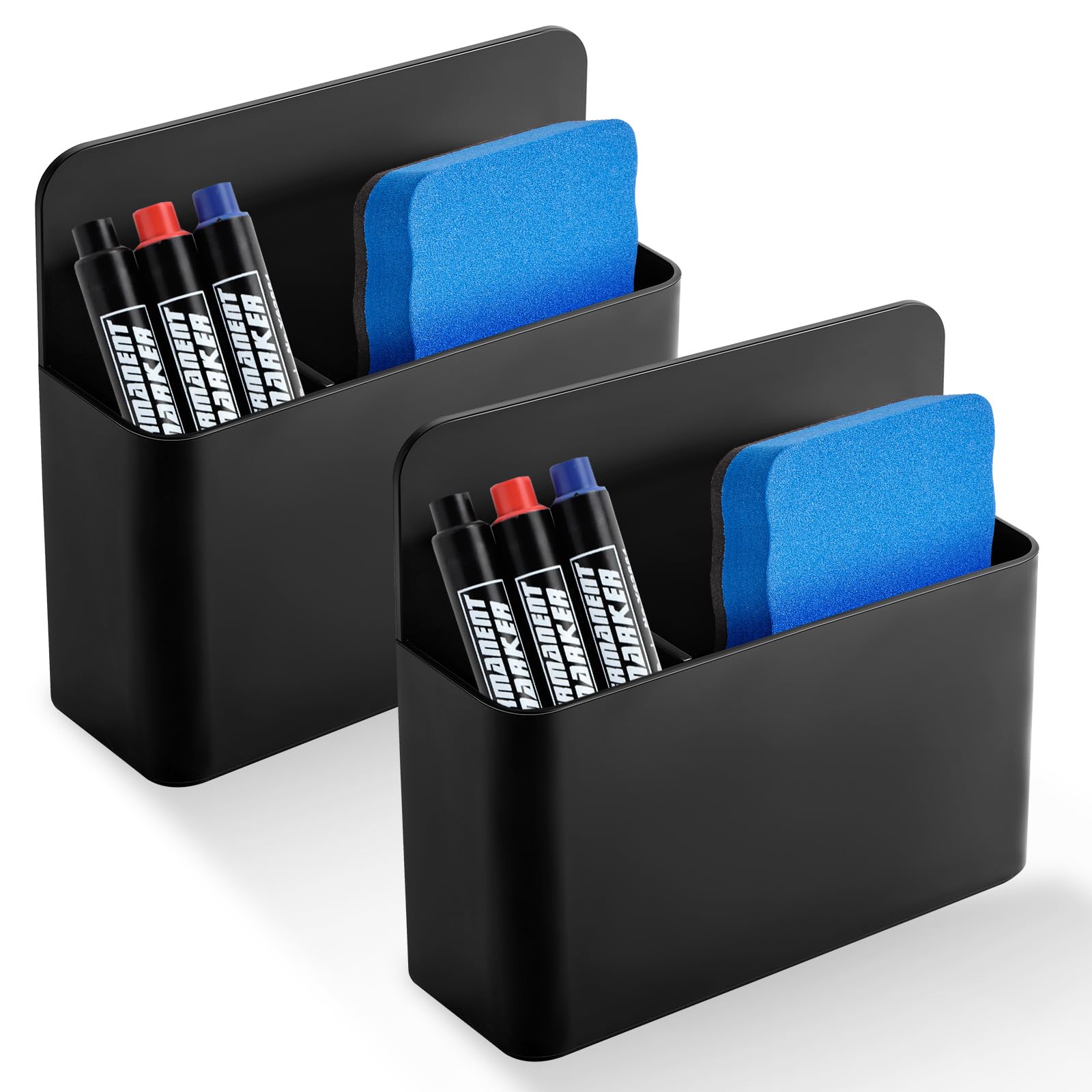 Amazon.co.jp: マグネット式ホワイトボードマーカーホルダー4個