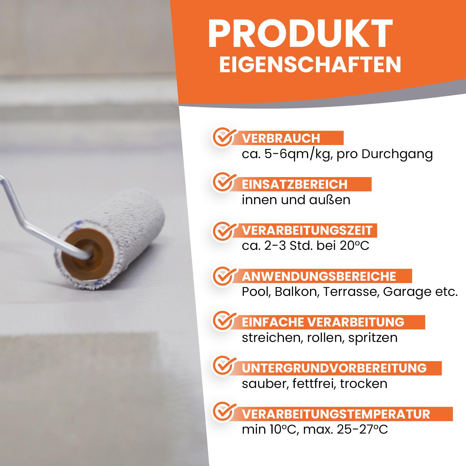 2K PU Grundierung in weiß matt 2,5kg für innen und aussen - Tiefengrund für GFK, Kunststoff, Stahl, Beton, Fliesen - auch geeignet für Poolbecken, Schwimmbecken - Haftgrundierung für 2K PU Decklack