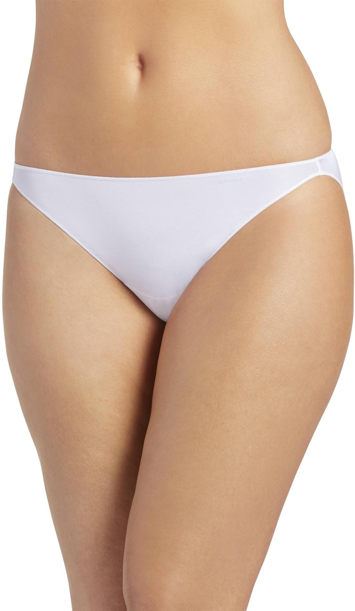 Jockey Women's Underwear No Panty Line Promise Tactel String Bikini