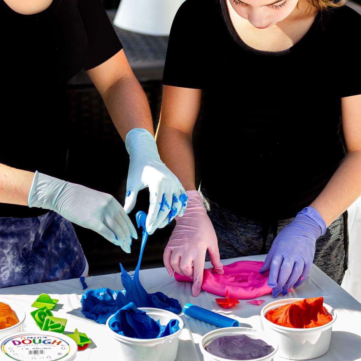 Hygloss Craft Gloves for Kids, Assorted Colors, 12 Count