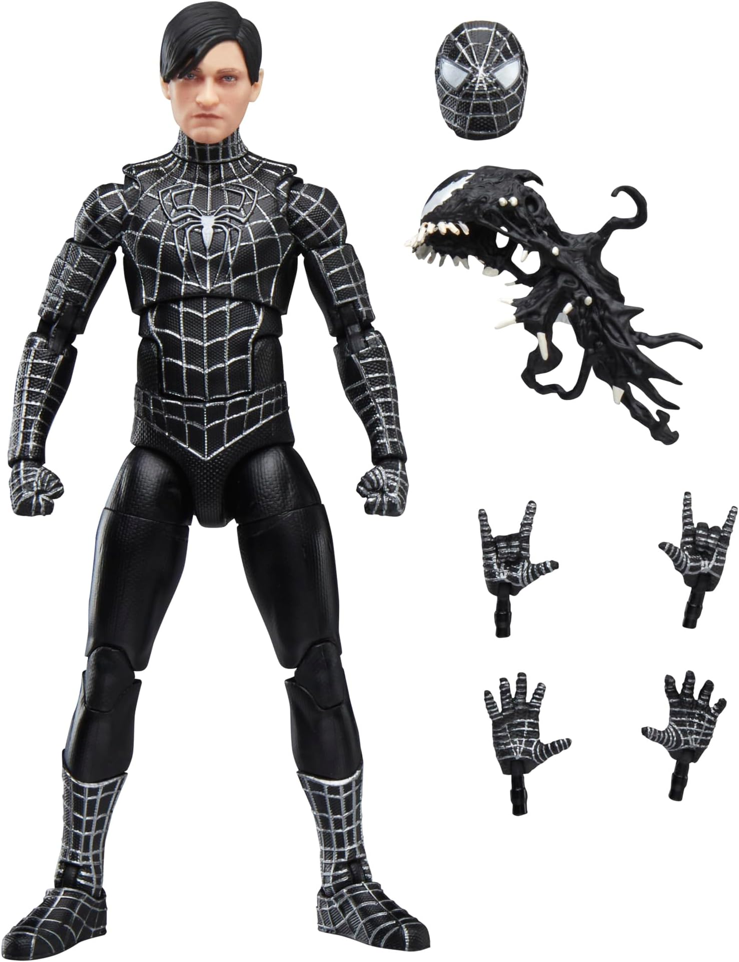 Hasbro MARVEL Marvel Legends Series "Spider-Man 3" Collectible 6-Inch Action Figure with Symbiote Accessory G0589 Official