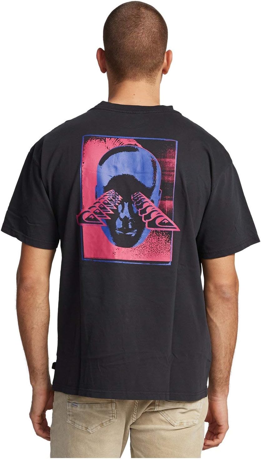 Quiksilver X Ray Cafe Short Sleeve T-Shirt in Black - Small