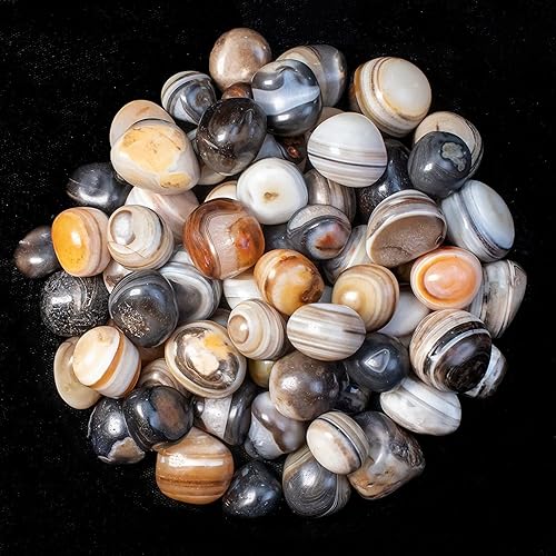 Miniatura 5 de ZAICUS Piedras pulidas surtidas de 1 libra, cristales pulidos curativos, piedras naturales, Feng Shui, equilibrio de chakras, buena suerte, regalo