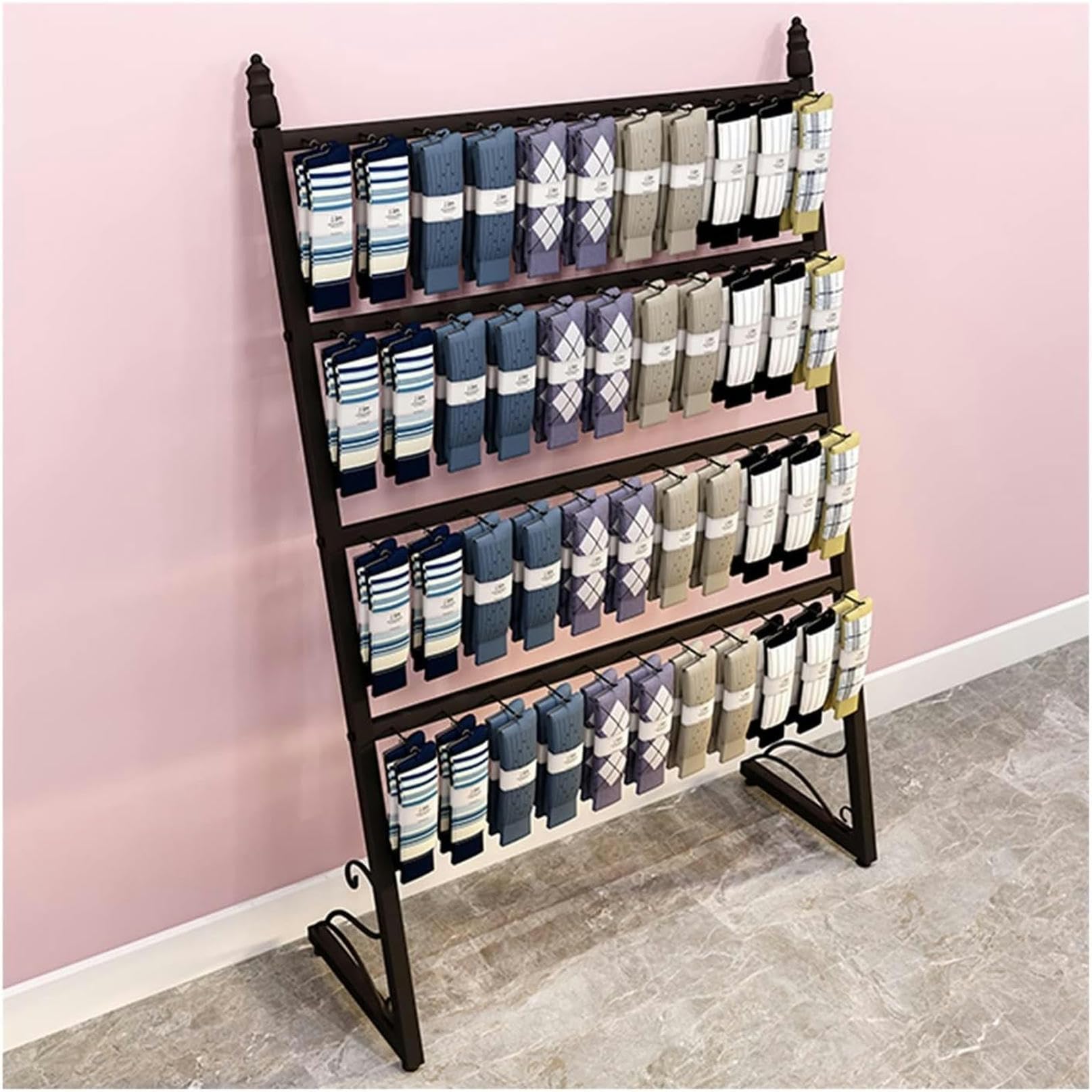 LRZPTDYU Underwear Racks Lingerie Garment Rack Clothing Store, Modern Retail Display Stand for Shorts Slippers Gloves Swimwear Storage Hanger - Commercial Shelves