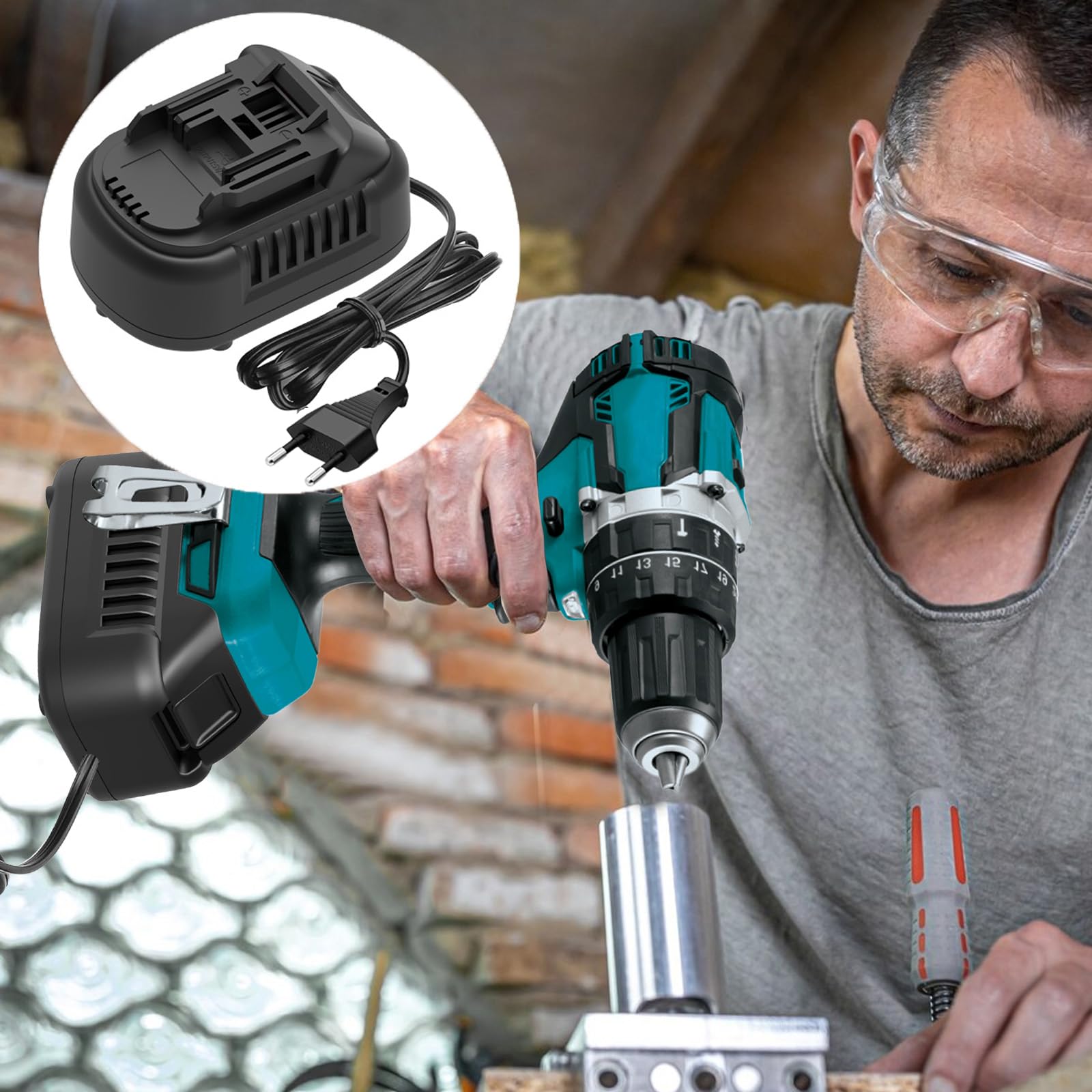 Convertidor de 500 W de CA a CC para herramientas eléctricas Einhell 18 V