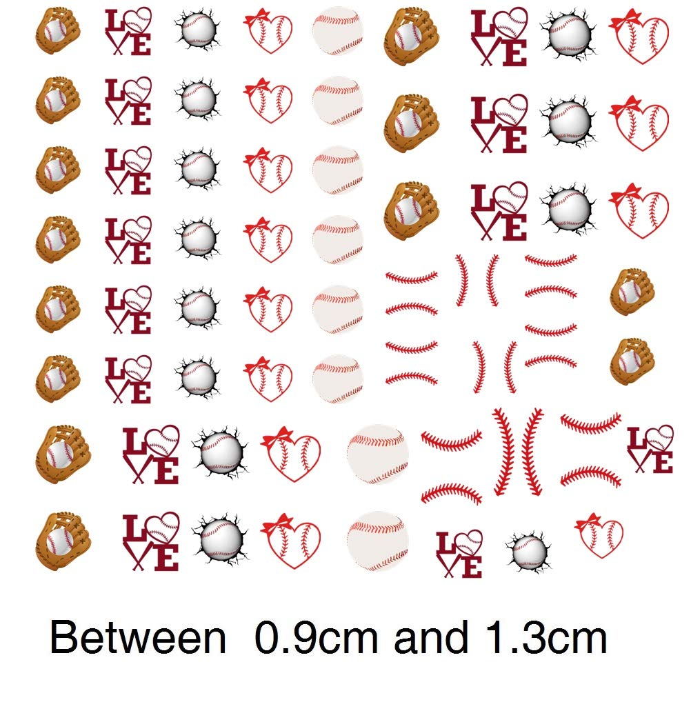 Baseball Collection (Baseball Nail Art Decals)