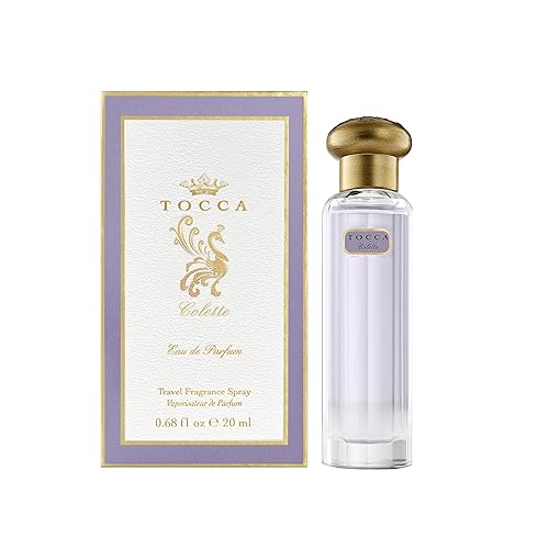 Tocca Perfume para mujer, fragancia Colette - Floral cálido, bergamota, sándalo, pimienta rosa - Botella terminada a mano, 0.68 oz (0.7 fl oz)