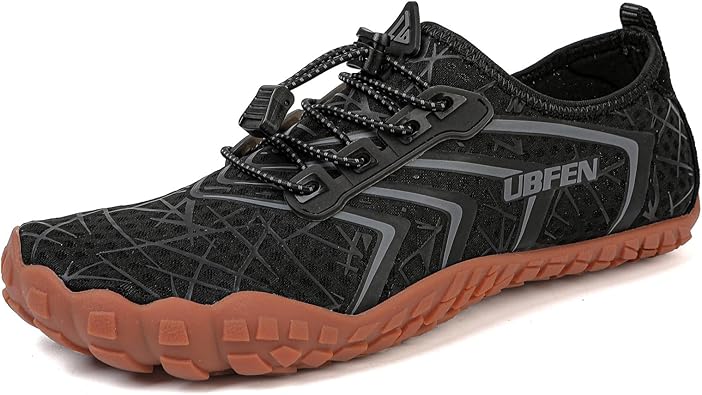 UBFEN Water Shoes Aqua Swim Shoes Mens Womens Beach Sports Quick Dry Barefoot for Boating Fishing Diving Surfing