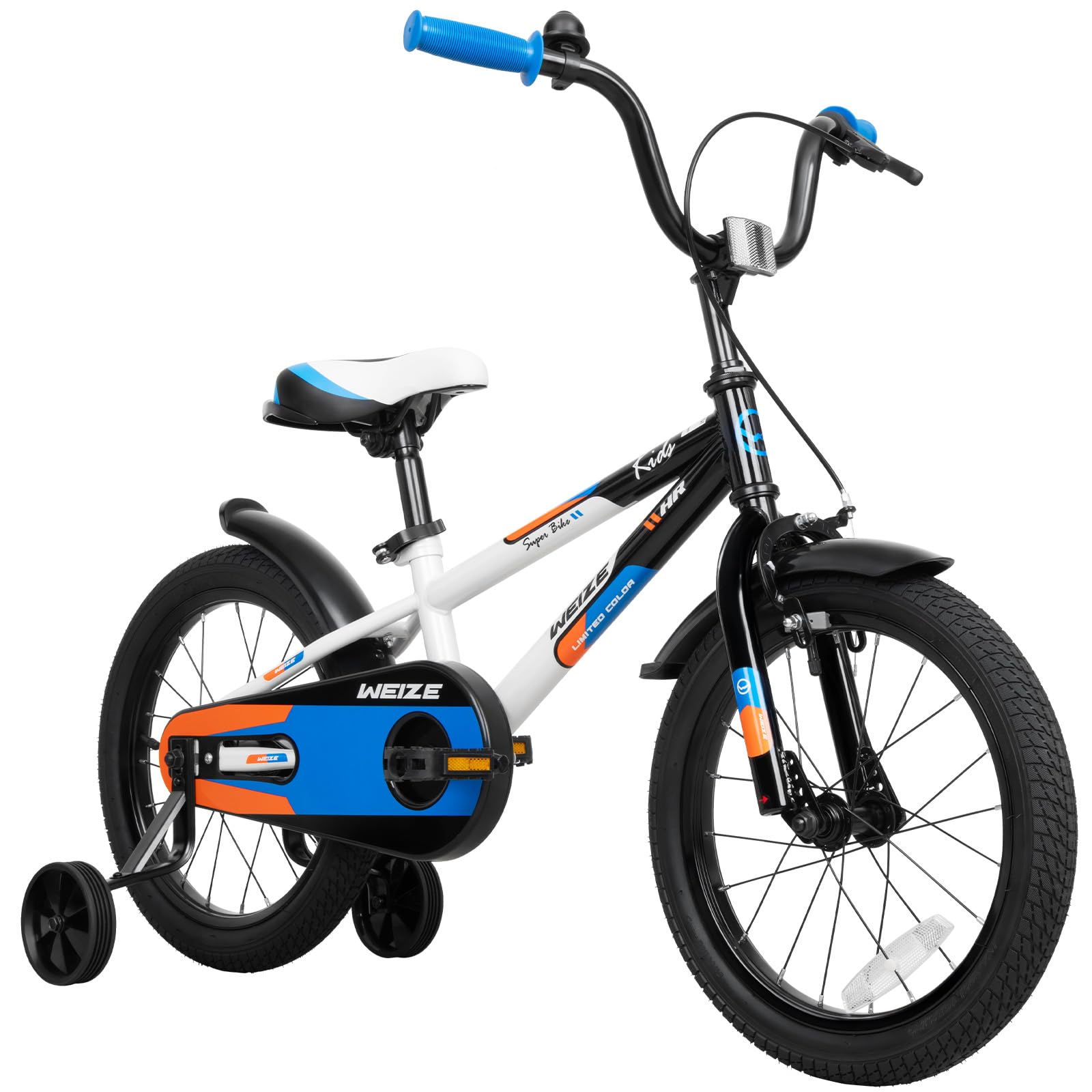 WEIZE Kids Bike,14 16 20 Inch Children Bicycle for Boys Girls Ages 3-12 Years Old, Rider Height 32-60 Inch, Coaster Brake, Multiple Color Options
