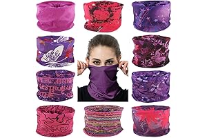 Seamless Multifunctional Neck Gaiter Set: Your Versatile Headwear Essential