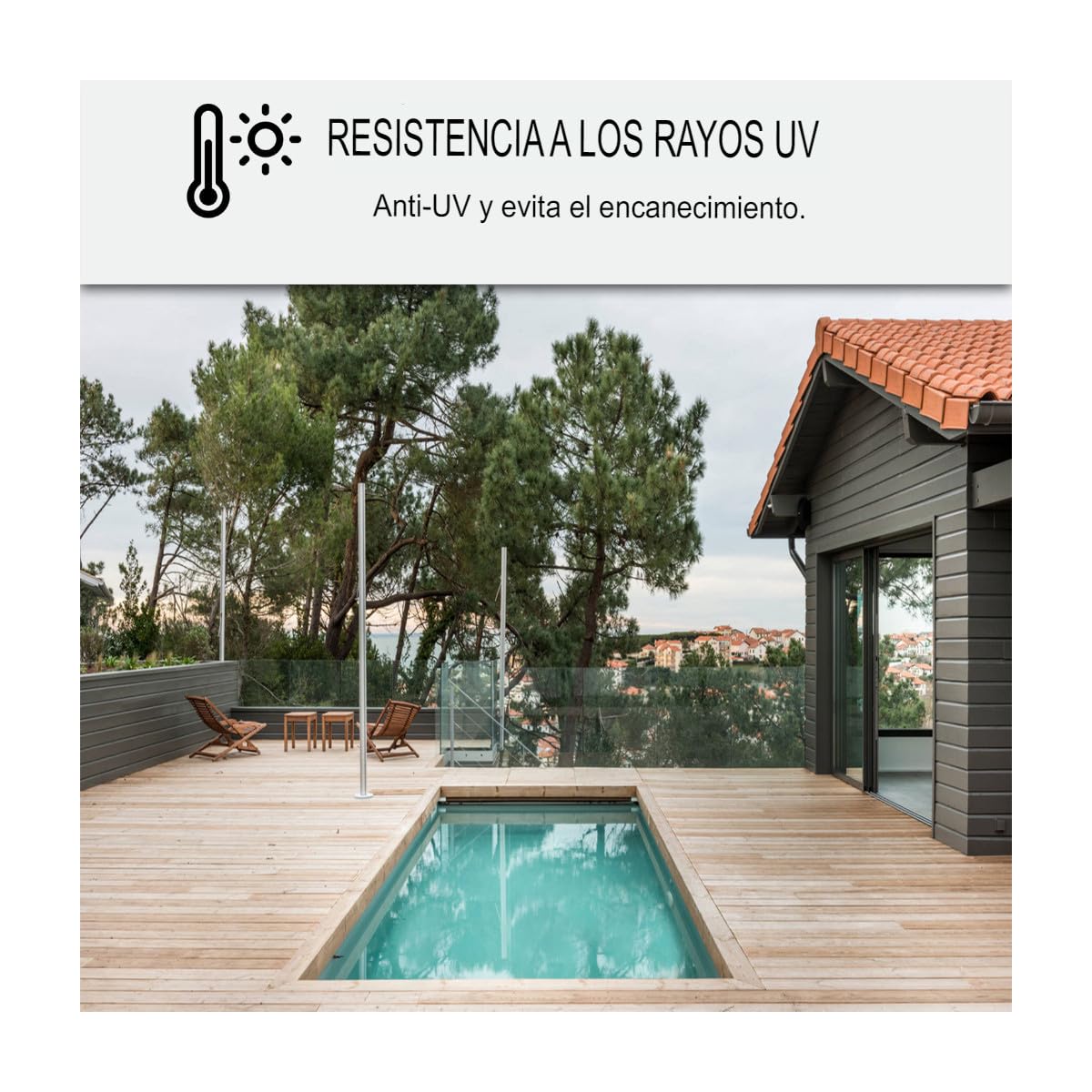 Saturador Madera Exótica Hidrófugo 2,5 L (hasta 12,5 m²) Caoba - Tinte Rojo | Hidrófugo para Terrazas y Madera Exótica, Nutre en Profundidad, Incoloro o Teñido, Resiste a los UV - Arcane Industries