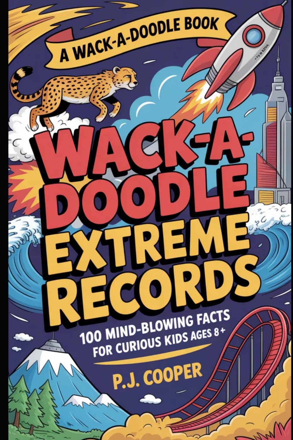 Wack-A-Doodle Extreme Records: 100 Mind-Blowing Facts For Curious Kids Ages 8+ (Wack-A-Doodle Books)