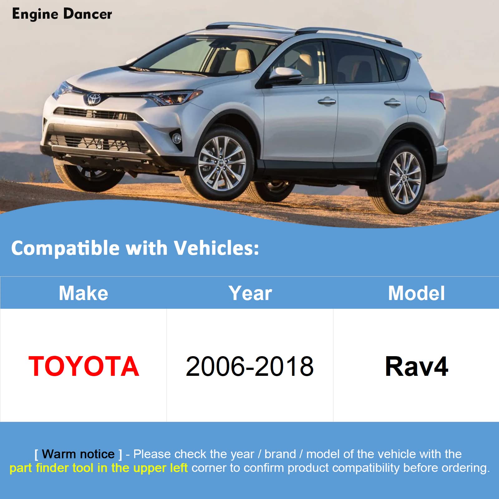 2PCS Front Left Right ABS Wheel Speed Sensor For 2006-2018 Toyota RAV4 2.4L 3.5L 2PCS Front Left Right ABS Wheel Speed Sensor For 2006-2018 Toyota RAV4 2.4L 3.5L