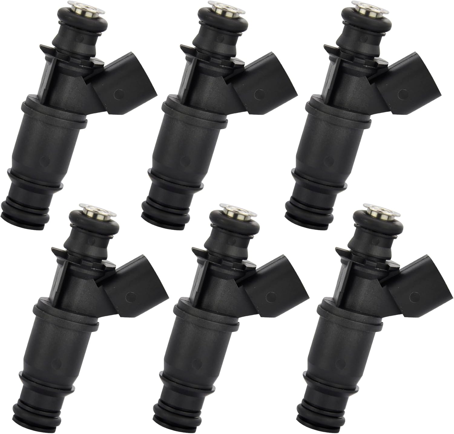 6PCS Fuel Injectors Compatible with Buick 2005-2009 Allure/LaCrosse, 2006-2008 Lucerne & Pontiac 2004-2008 Grand Prix, V6 3.8L, Replace# FJ706, 800-1694N