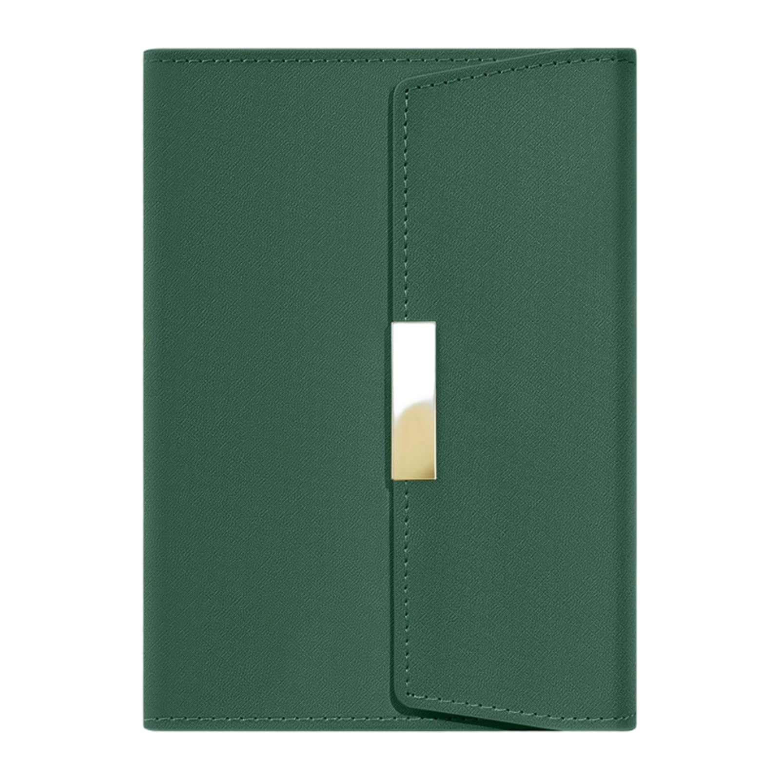 BWANGIAO PU Leather Notebook 128 Sheets Lined Hardcover Journal with Magnetic Button Closure Ribbon Bookmarks For Offices School