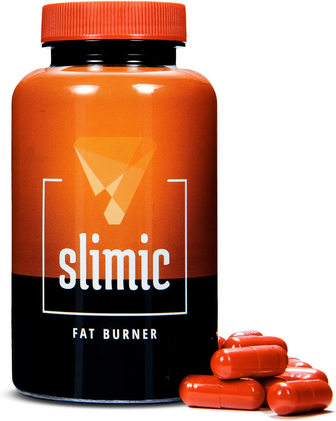 Slimic Fat Burner Appetite suppressant 60 Tablets Contains anhydrous Caffeine, Guarana Seed Extract and Magnesium Pills to Lose Weight and Improve Your Metabolism.
