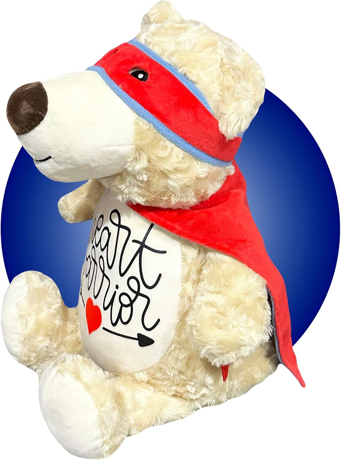Heart Surgery Gifts for Kids - Personalized 17" Stuffed Animal - Get Well Soon Stuffed Animal - Gifts for Open Heart Surgery - CHD Awareness Heart Warrior Items