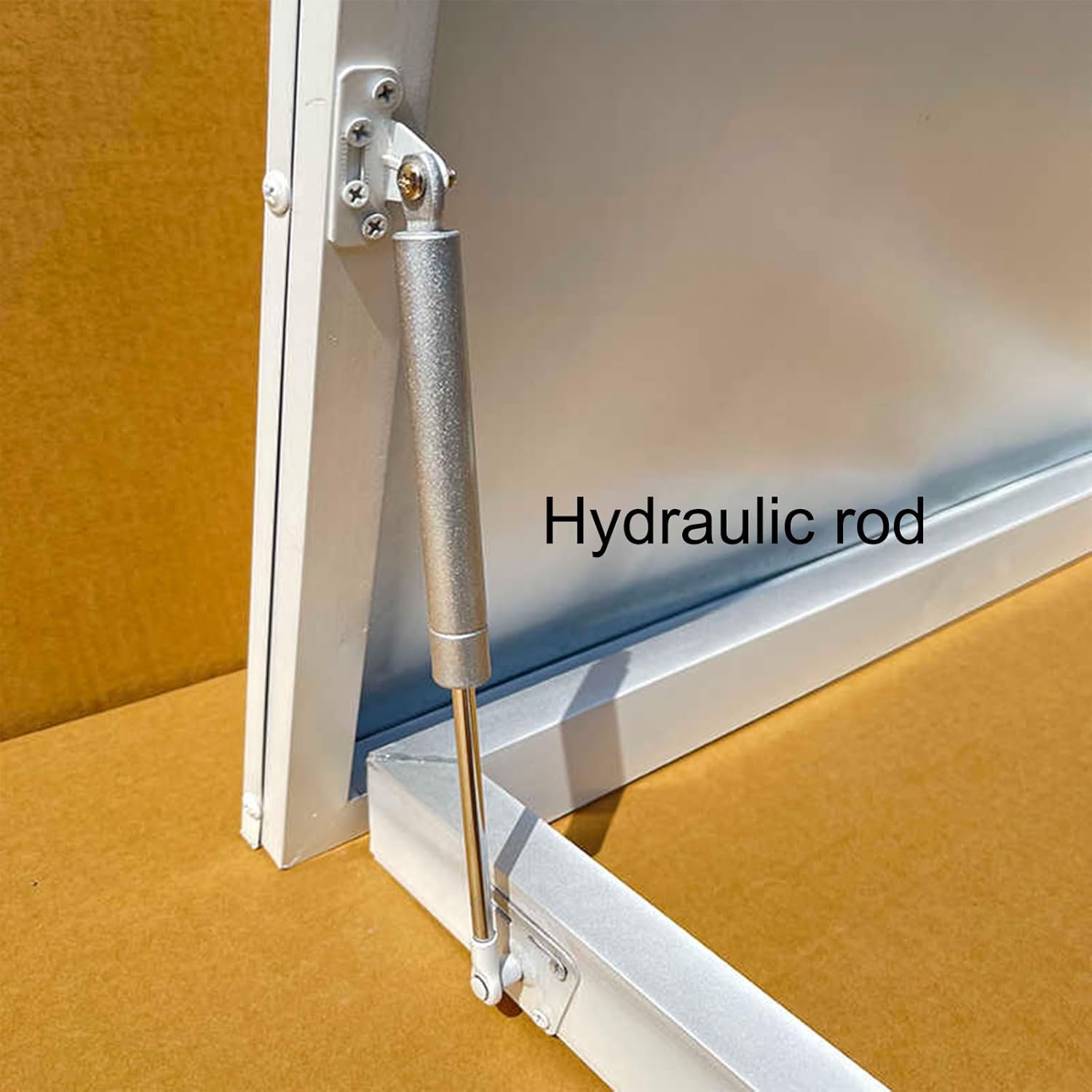 Aluminum Alloy Roof Access Hatch, Rectangle Attic Access Door, Boat Deck Lid Cover for Home, Office, Factory & Hotel - Durable 66cm/25.9in Roof Hatch