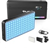 VIJIM VL196 RGB LED Video Light and Light Stand