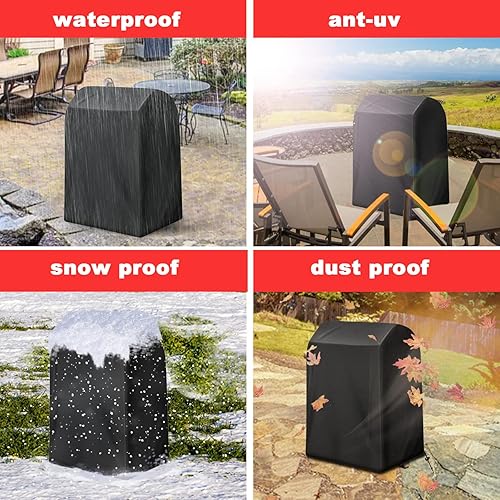 Miniatura 6 de Cubierta para parrilla, cubierta impermeable de 40 pulgadas, resistente a los rayos UV, cubierta de parrilla de gas para Nexgrill Brinkmann Weber