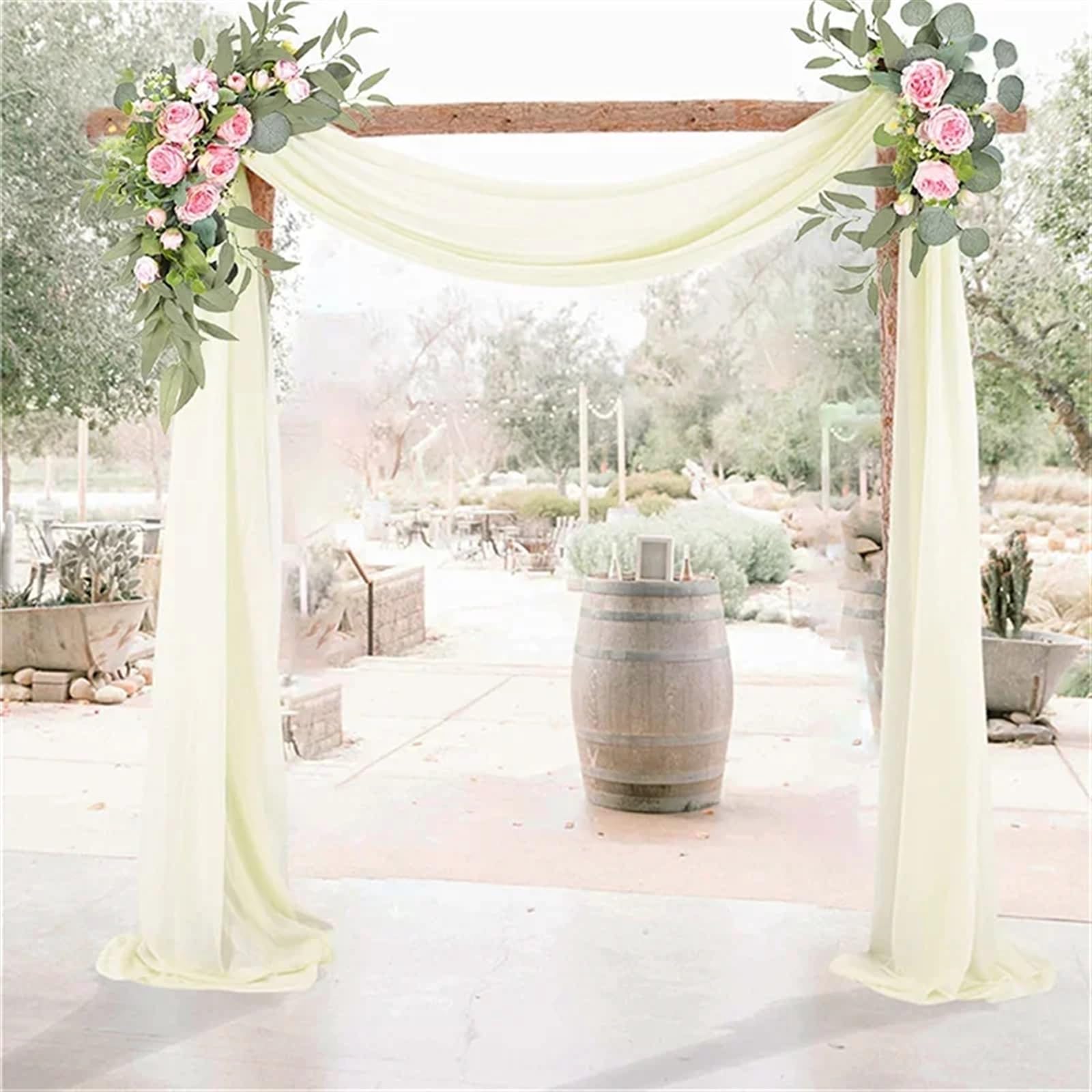 Kit Fiori Artificiali Per Arco Matrimonio 2 pezzi di fiori artificiali rosa peonia benvenuto matrimonio ospite carta arco romantico cerimonia nozze ricevimento sfondo decorazione della parete(White)