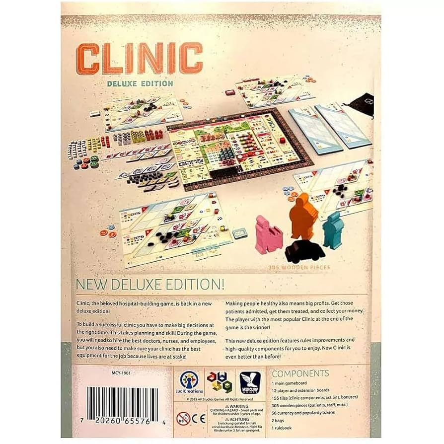 Amazon.com: Mercury Games Clinic Deluxe Edition : Toys & Games