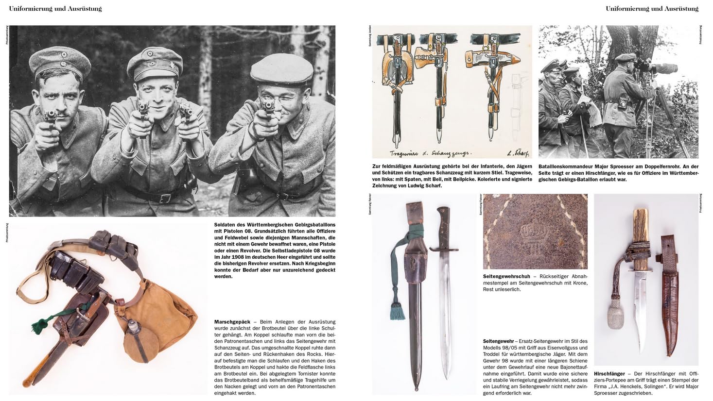 Die deutschen Gebirgstruppen im Ersten Weltkrieg Geschichte, Uniformierung und Ausrüstung von 1914 bis 1918