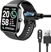 Vista 3 de Lamshaw Compatible con el cargador de reloj inteligente Fitpolo IDW15, cable de carga magnético de repuesto USB compatible con Fitpolo IDW15 de 1.8