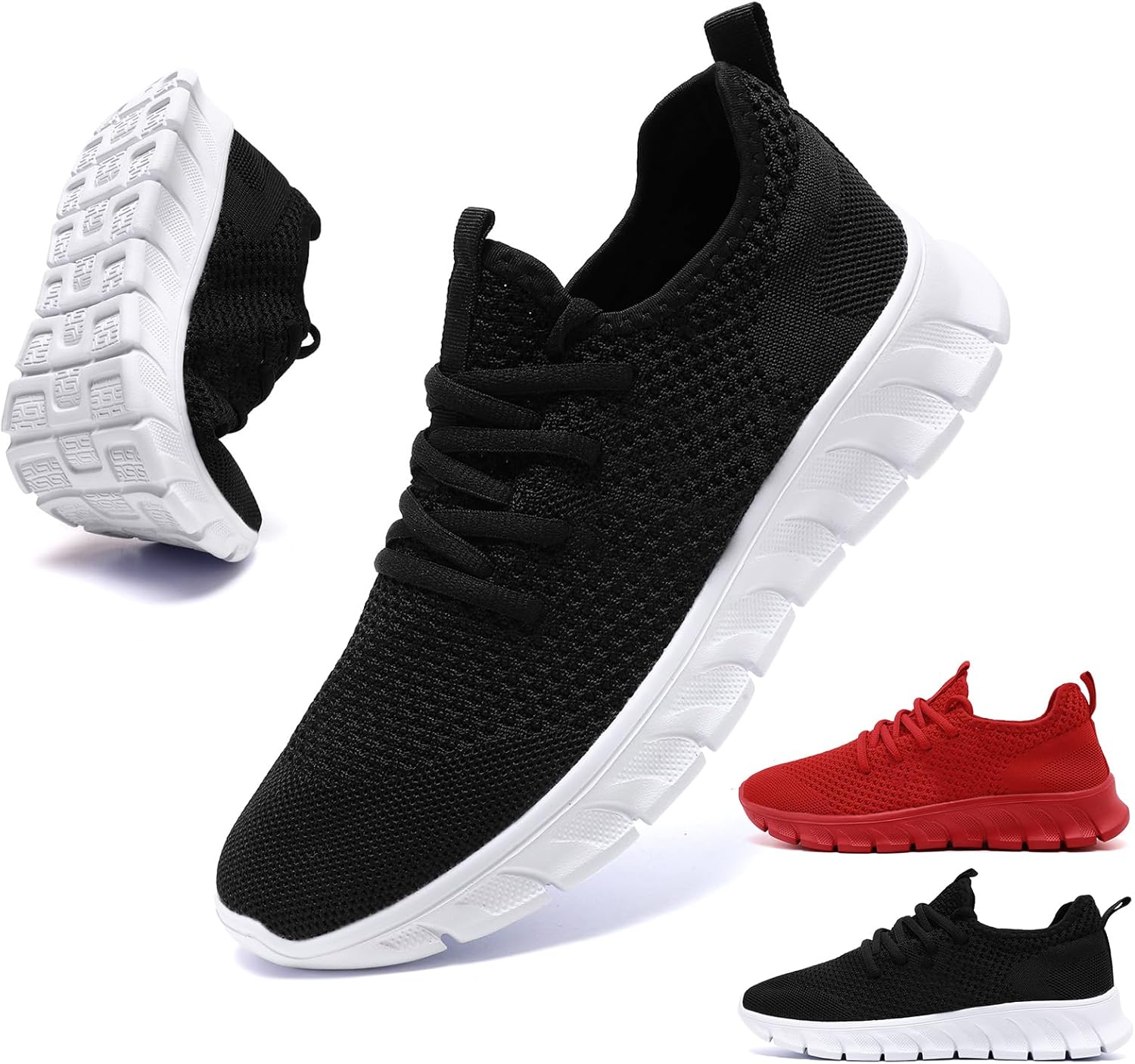 Womens Walking Shoes Running Tennis Sneakers Non Slip Gym Workout Athletic Lightweight Comfortable Fashion Sport Mesh Casual Shoe
