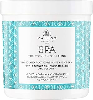 Kallos Spa 500ml Hindistan Cevizi Yağı, Hyaluronik Asit Ve Kolajen İçeren El Ve Ayak Bakım ve Masaj Kremi