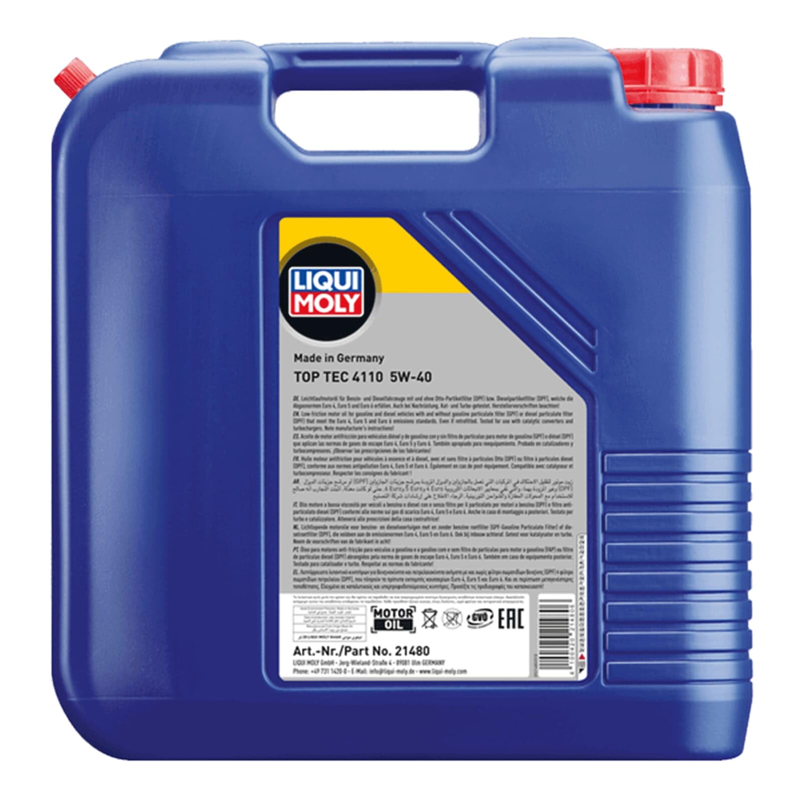 Amazon | LIQUI MOLY 4輪車用エンジンオイル トップテック4110 5W40